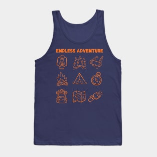 Adventure Camping Items Tank Top